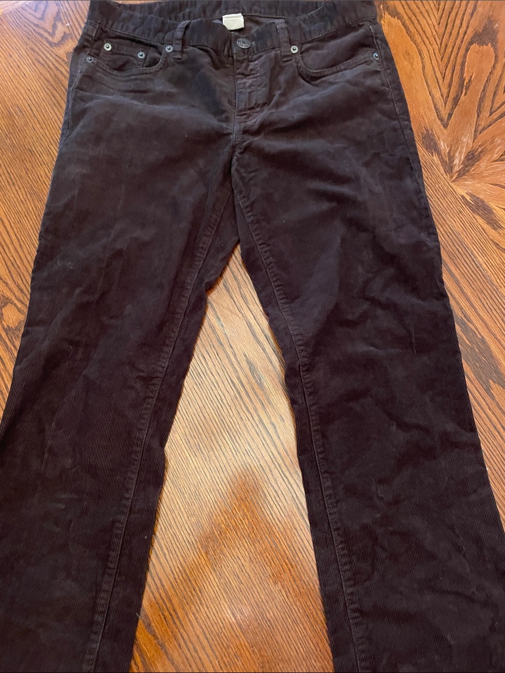 J.Crew Women’s  Brown Corduroy Pants - 28S